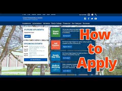 How to Apply to ChattState