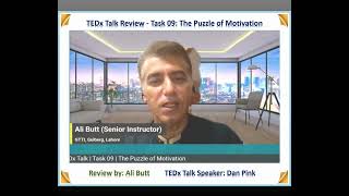 TEDx Talk by Dan Pink | Task 9 | The Puzzle of Motivation