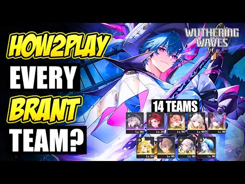 EVERY BRANT TEAM: How To Play 14 Teams (Patch 2.1) | Wuthering Waves