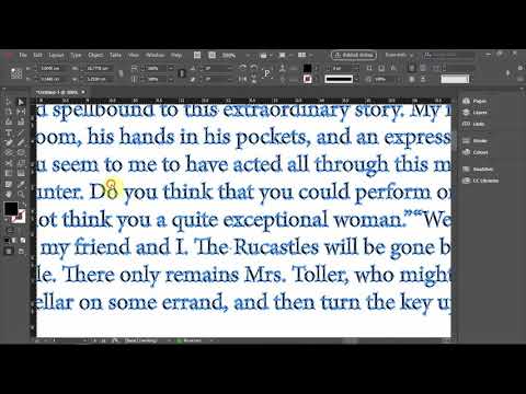 Create outlines in Indesign CC