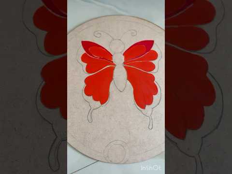 Beautiful wall decor 🦋❤️🥰😍#art #shortsfeed #shortvideo #viral #trending
