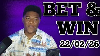 FOOTBALL PREDICTIONS TODAY 22/02/2026 SOCCER PREDICTIONS TODAY | BETTING TIPS, #footballpredictions