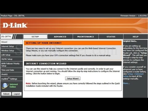How To Portforward D'link Dsl-2877AL For Counter Strike Source Server