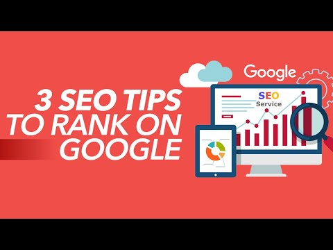 3 SEO Tips to rank on GOOGLE!