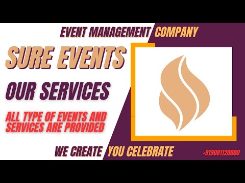 Sure Events | Our service,provides you a better quality in affordable prices #event #eventorganizer