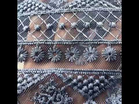 Embroidery Hollow Lace Tassel Scarf For Women