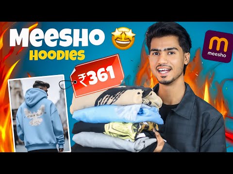 Best Hoodies From Meesho Under ₹400 🔥