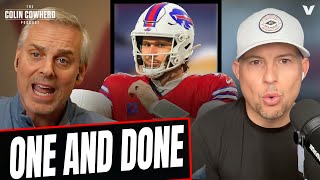 Why Josh Allen & Buffalo Bills WON’T win a playoff game | Colin Cowherd NFL
