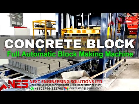QT4-15 QT5-15 hydraulic full automatic concrete block, cement brick making machine