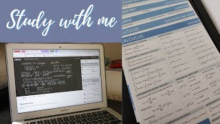 Study With Me Maths Calculus 2 Focus Flow Productivity Pomodoro Method Apple MacBook Air