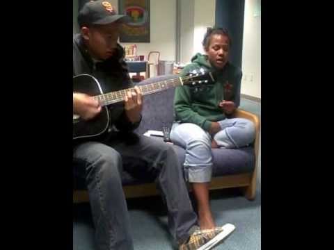 Geminelle Rollins and Jaron jam