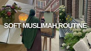 6AM daily routine to become a better Muslimah | Islamic studies, new journal, productive rest
