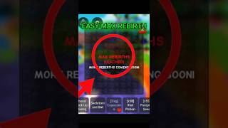 EASY MAX REBIRTH PLANTS VS BRAINROTS #plantsvsbrainrots #roblox #pvb