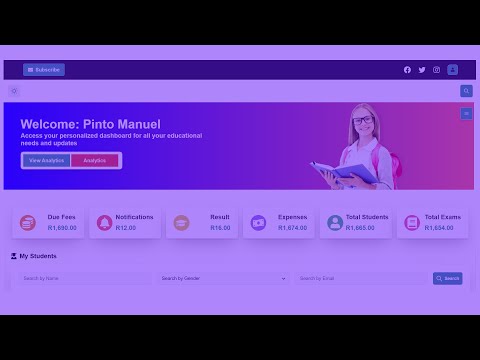 A Full Stack Project Overview - School Management System