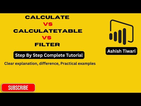 CALCULATE vs CALCULATETABLE vs FILTER Explained with Examples | Master DAX for Interviews