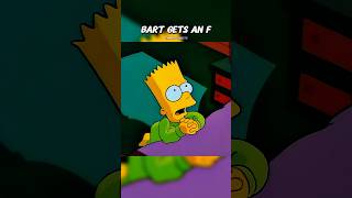 Bart Gets an F ❌😢 #simpsons #shorts