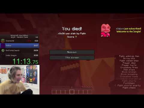 xQc SCREAMS for his life