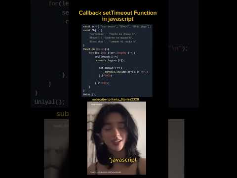 Callback 🤔 setTimeout in javascript #shorts #viralshorts @kartikeyuniyal69  @Shhagunverma