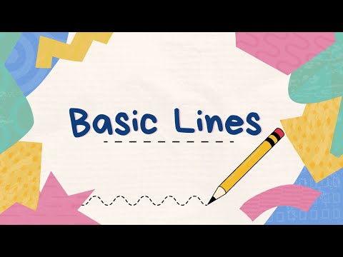 Let’s Draw Basic Lines! A Fun Lesson for Kids! |Learning Basic Lines for Kids!| #learning #kids