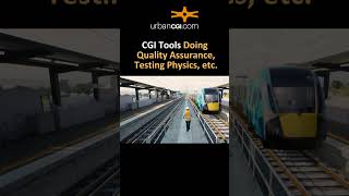 CGI Tools Doing Quality Assurance, Testing Physics #3d #3dmodeling #cgi #digitaltwin #railway #train