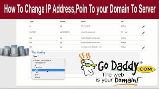 how to connect your godaddy domain name with your server hosting account