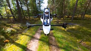 The jetson ONE is a Personal Electric Aerial Vehicle that anyone can fly