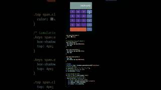 calculator in html || html tutorial for beginners || #short #viral
