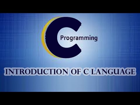 C language : Introduction to c language
