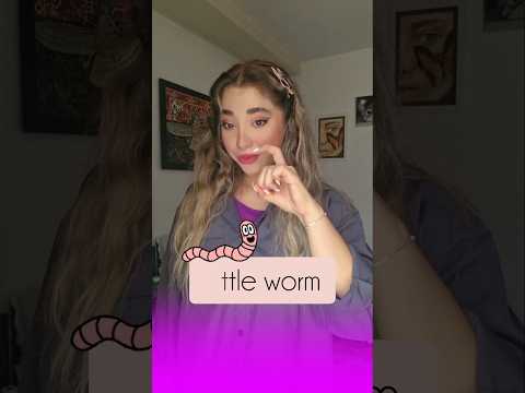 شعر انگلیسی کرم کوچولو🐛 #انگلیسی_با_نبات#انگلیسی_روزمره #موسیقی#english #learnenglish #englishsongs