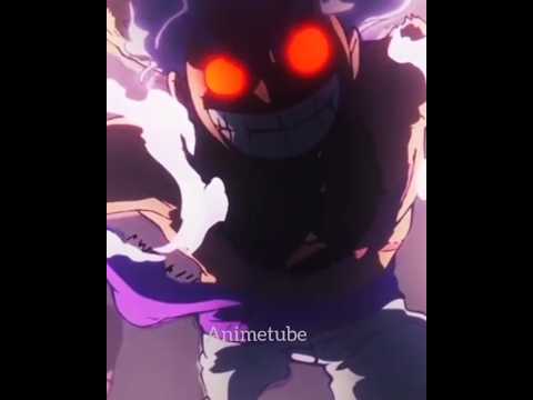 #anime dark luffy aura charge