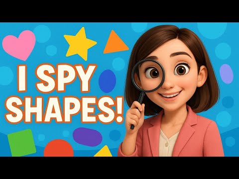 I Spy Shapes: Triangle & Rectangle | Little Spy Games with Ana