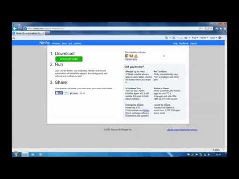 Use Ninite to install your favorite programs at once