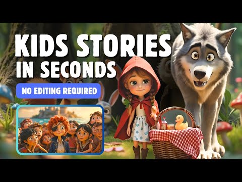 This AI Tool Creates Complete Kids' Story Videos in Seconds (No Editing)