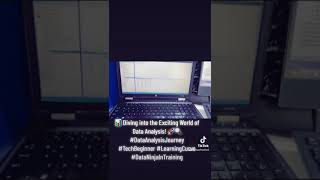 Diving into the Exciting World of Data Analysis! #DataAnalysisJourney #TechBeginner #LearningCurve