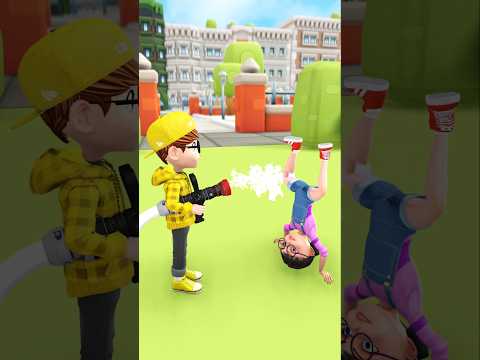 Tani & Nick vs Tung Tung Tung Sahur Udin Din Din Dun Funny Moment #artfamily #scaryteacher3d
