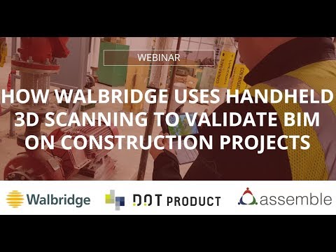 How Walbridge uses Handheld 3D Scanning to Validate BIM on Construction Projects