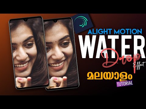 Circular Ripple (WATER DROP EFFECT) Alight Motion Malayalam Photo Video Editing Tutorial