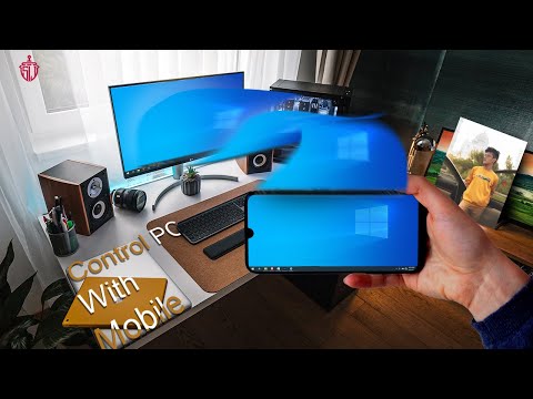how to control and Run computer or laptop on mobile [ android, IOS, and windows] in English