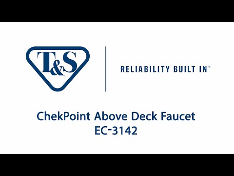 T&S  ChekPoint Above Deck Faucet