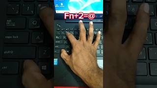 how to press @ on laptop #keyboardtips