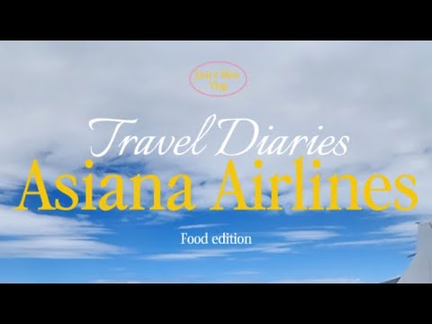 What I ate on our 13 hours long flight from Hawaii to Korea with Asiana Airlines