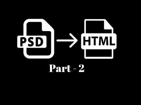 psd to html part 2