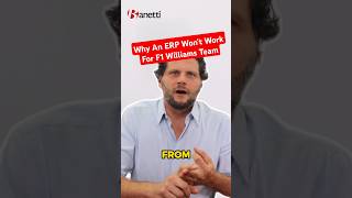 Why An ERP Won't Work For F1 Williams Team