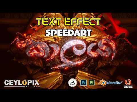 Blender Text Effect: 01- Sinhala | සිංහලෙන්