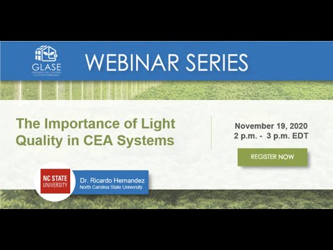 The importance of light quality in CEA systems