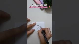 last minute Mother's Day gift Card 💗🌷#mothersday #handmade #diycrafts #lastminutediy #simplymade