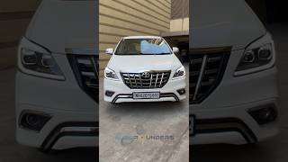Sleek, stylish, and sophisticated, this Innova modified with Alphard Grill is a class apart! 🤍✨