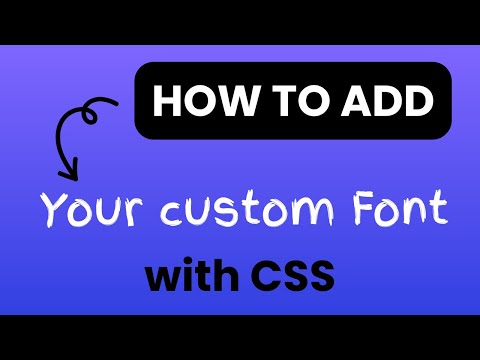 Add Custom Fonts Using CSS in 2 Minutes! (Easy Tutorial)