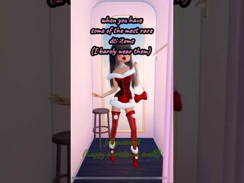 when you have some of the rarest dti items #roblox #dti #dtiroblox