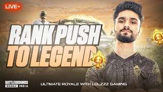 SERIOUS RANK PUSH TO LEGEND | ULTIMATE ROYALE OR WHAT | BGMI LIVE